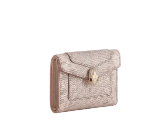 Billetera Serpenti Forever de tres pliegues