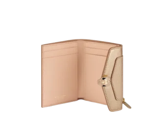 Billetera Serpenti Forever de tres pliegues