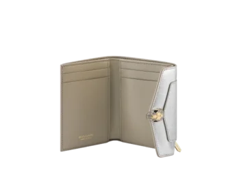 Billetera Serpenti Forever de tres pliegues