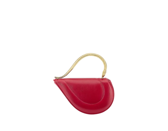 Bolso Serpenti Cuoricino Mini con asa superior Bolso Serpenti Cuoricino Mini con asa superior