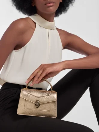 Bolso Serpenti Forever Mini con asa superior