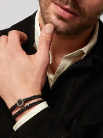 Pulsera de cuero Bvlgari Bvlgari Man Pulsera de cuero Bvlgari Bvlgari Man